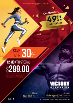 Graphic Design by Akshar Shailesh for Victory Gym | Design #22007700