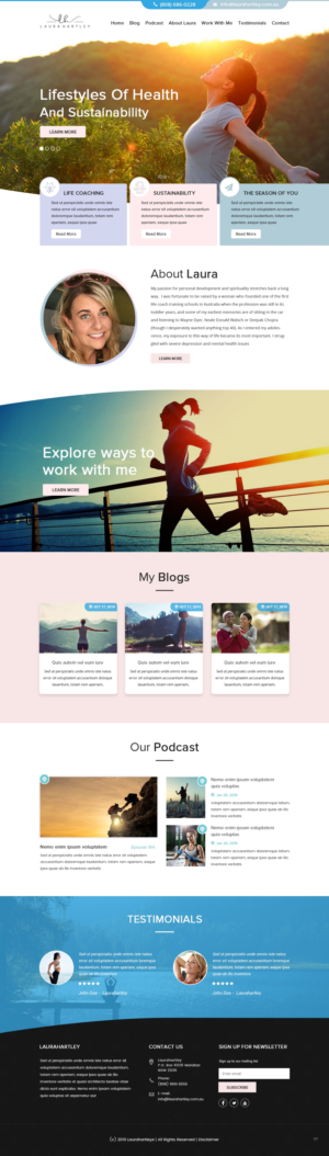 Web Design by pb for this project | Design: #22017347