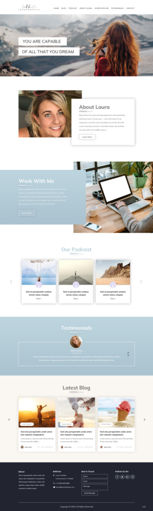Web Design by pb for this project | Design: #22017349