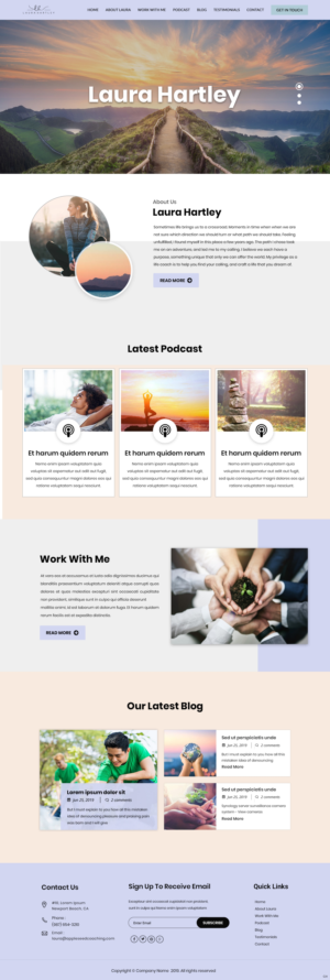Web Design by pb for this project | Design: #22017350