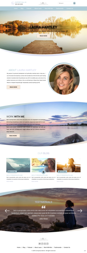 Web Design by pb for this project | Design: #22017353