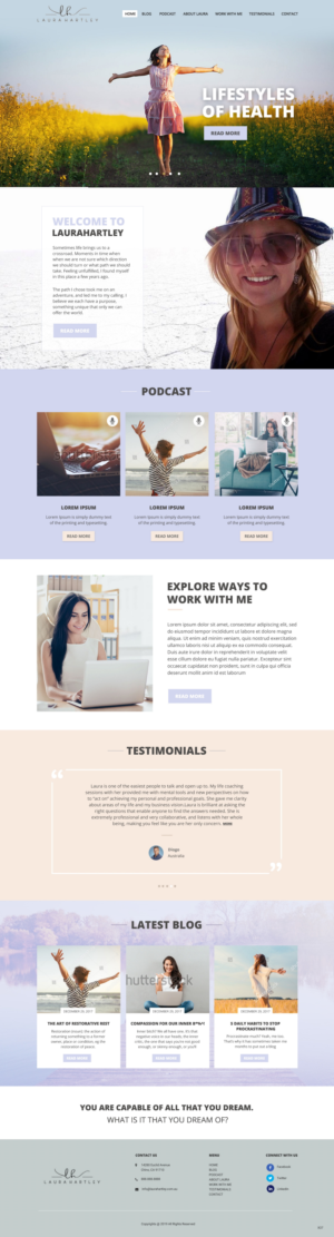 Web Design by pb for this project | Design: #22017366