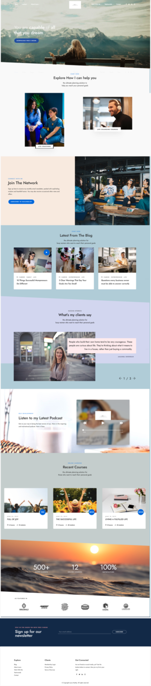Web-Design von Malcolm C für dieses Projekt | Design #22024650