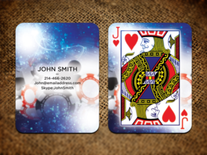 Freelancer working in Gambling Industry | Diseño de Tarjeta de Presentación por Sandaruwan