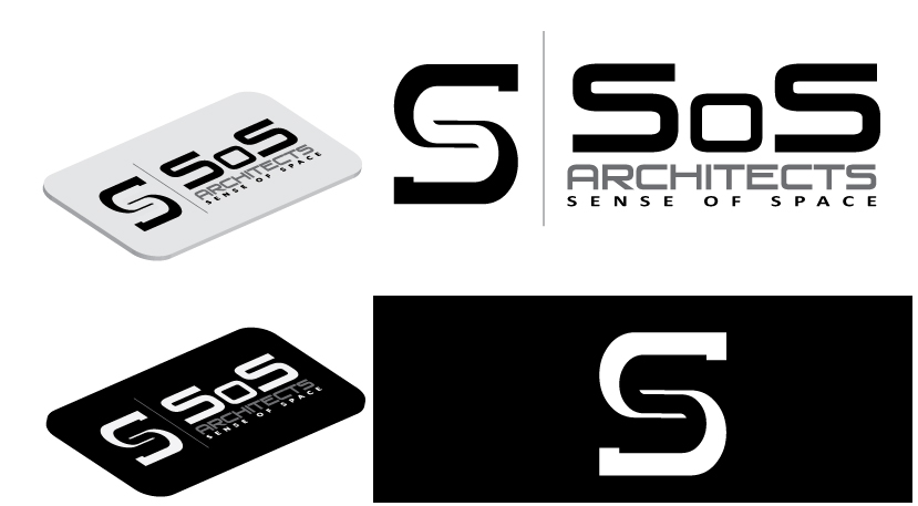 Logo Design by GGV for SoS architects | Design #3012967