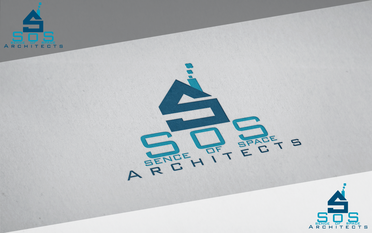 Logo Design by Red Attire Designs for SoS architects | Design #3026034