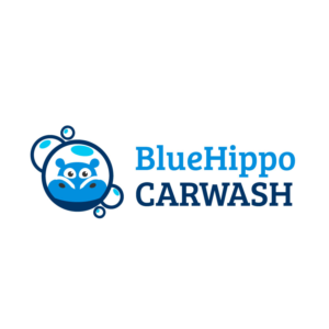 Blue Hippo Car Wash  | Logo Design by michellefrances
