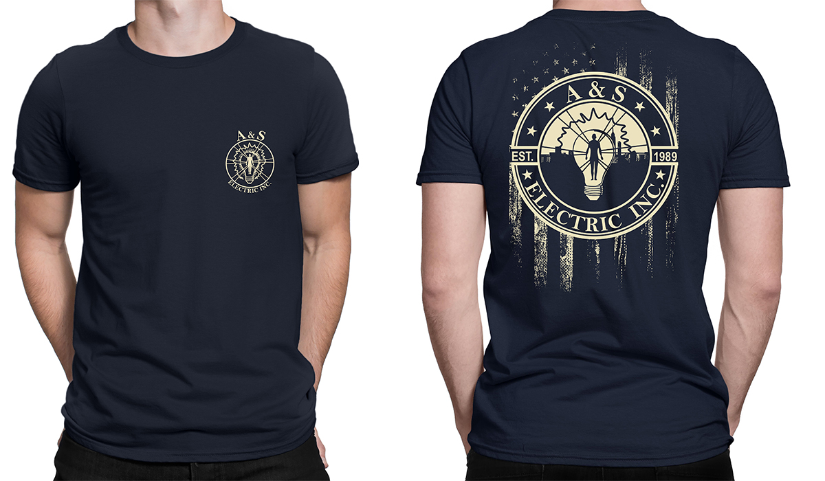 T-shirt Design by Pranit for A&S Electric INC | Design: #22064693