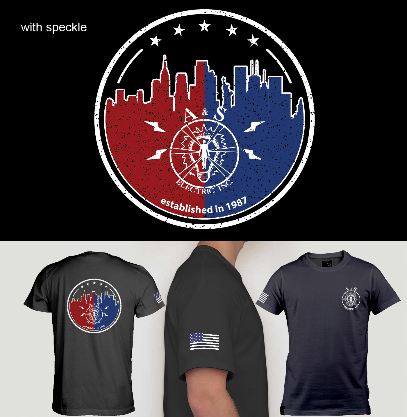 Diseño de Camiseta por Uprinteez para A&S Electric INC | Diseño #22016402