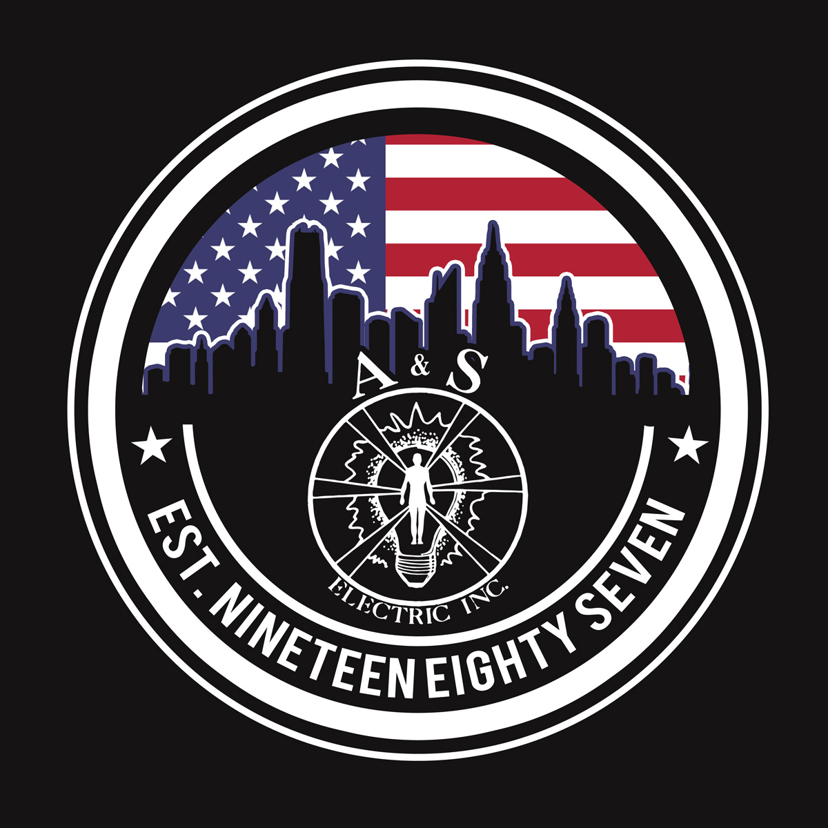 T-shirt Design by Uprinteez for A&S Electric INC | Design #22029561