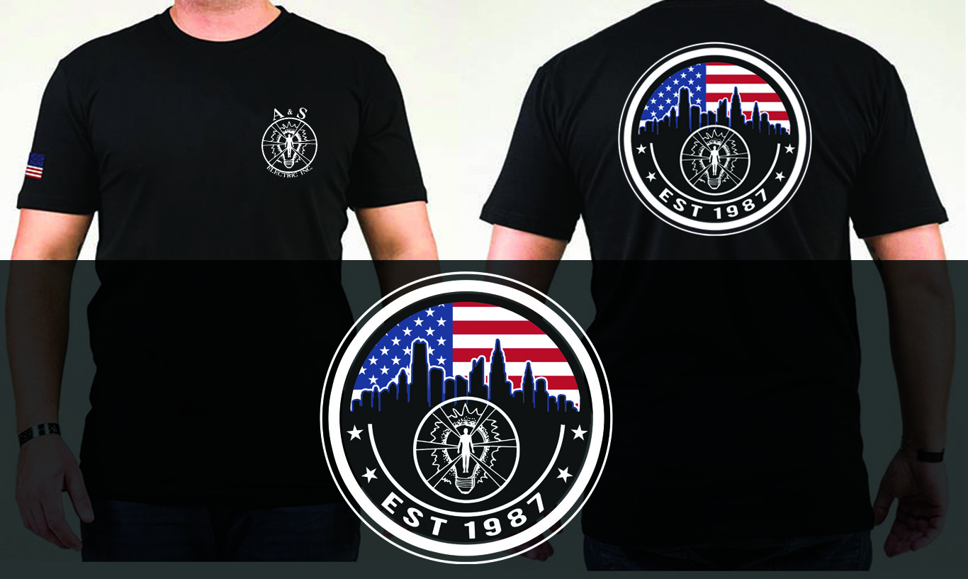 Design de T-shirt par Uprinteez pour A&S Electric INC | Design #22064482