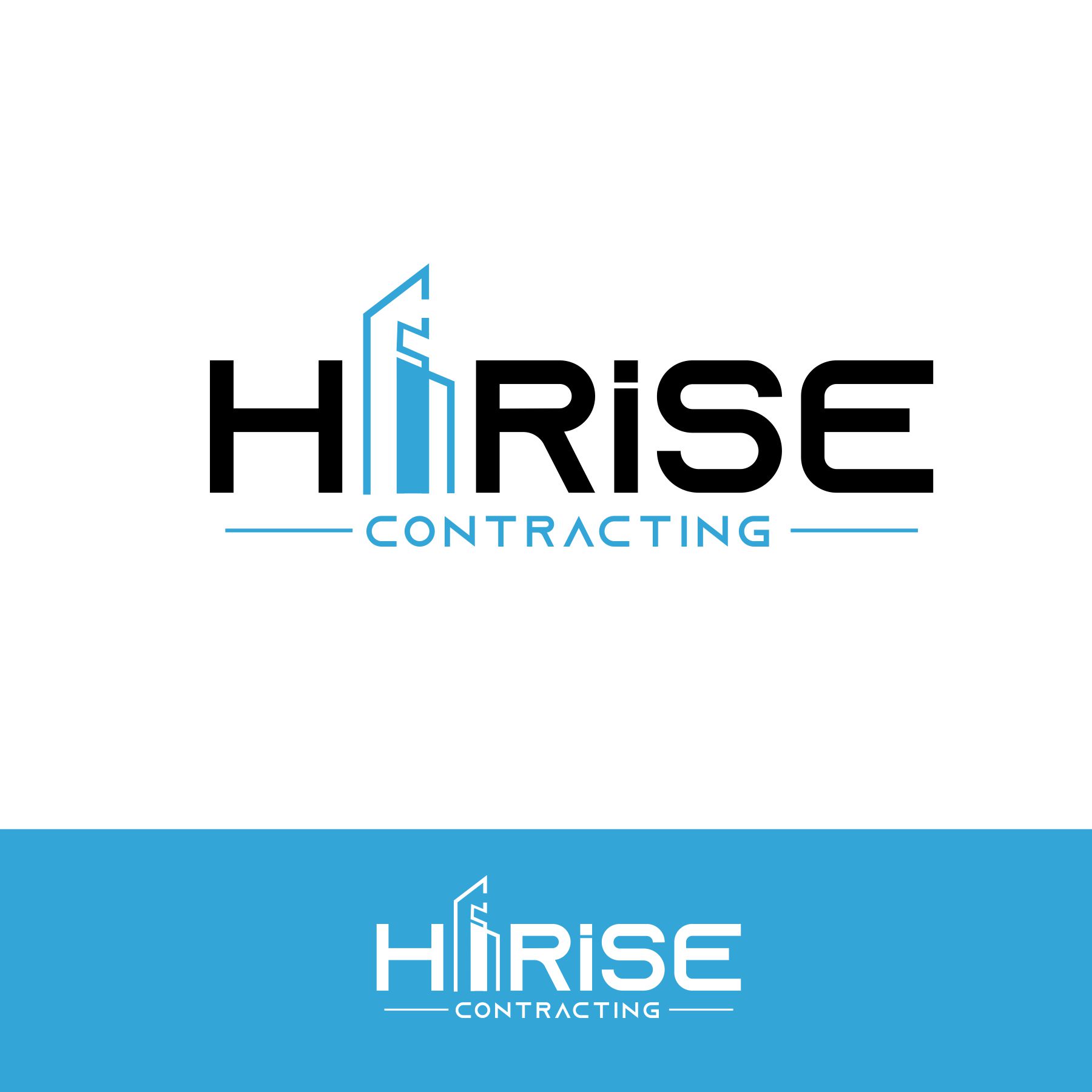 Logo Design by debdesign for HiRise Contracting | Design #22012635
