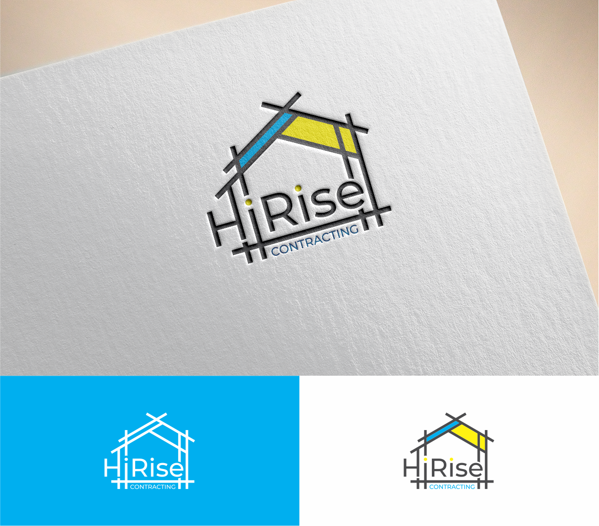 Logo Design by MKR for HiRise Contracting | Design #22010945