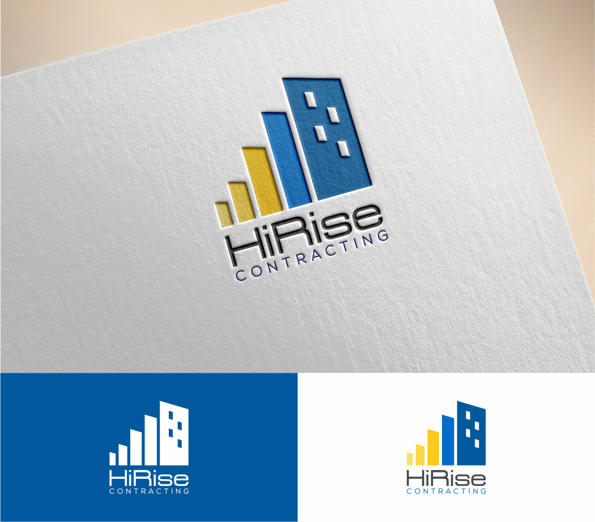 Logo Design by MKR for HiRise Contracting | Design #22010946