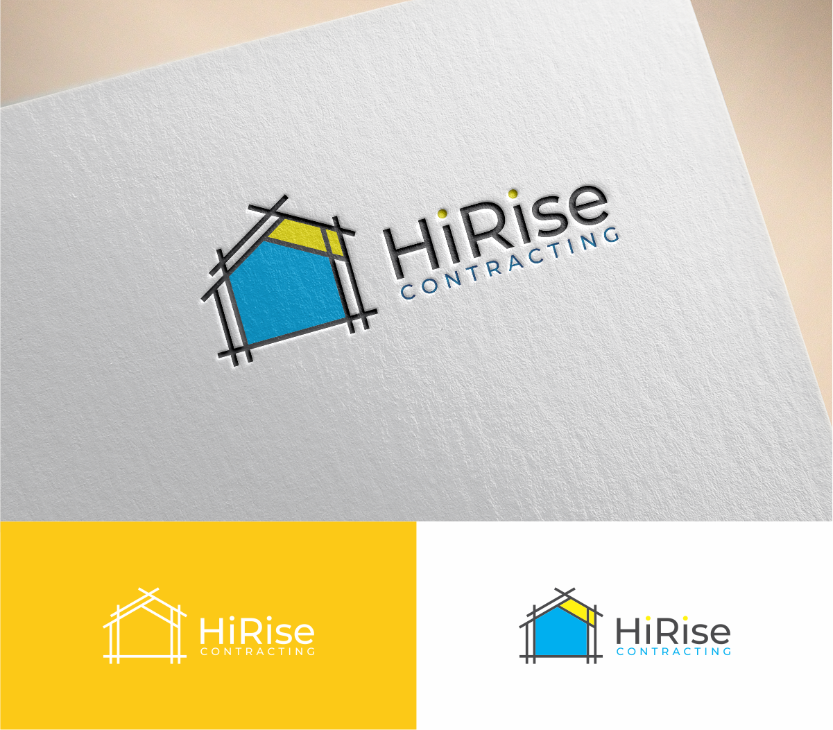 Logo Design by MKR for HiRise Contracting | Design #22010947
