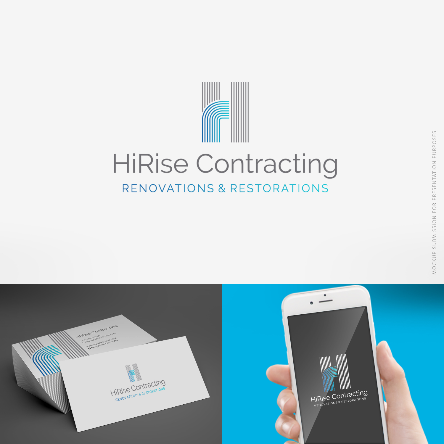 Logo Design by rafaeldsgn for HiRise Contracting | Design #22010834