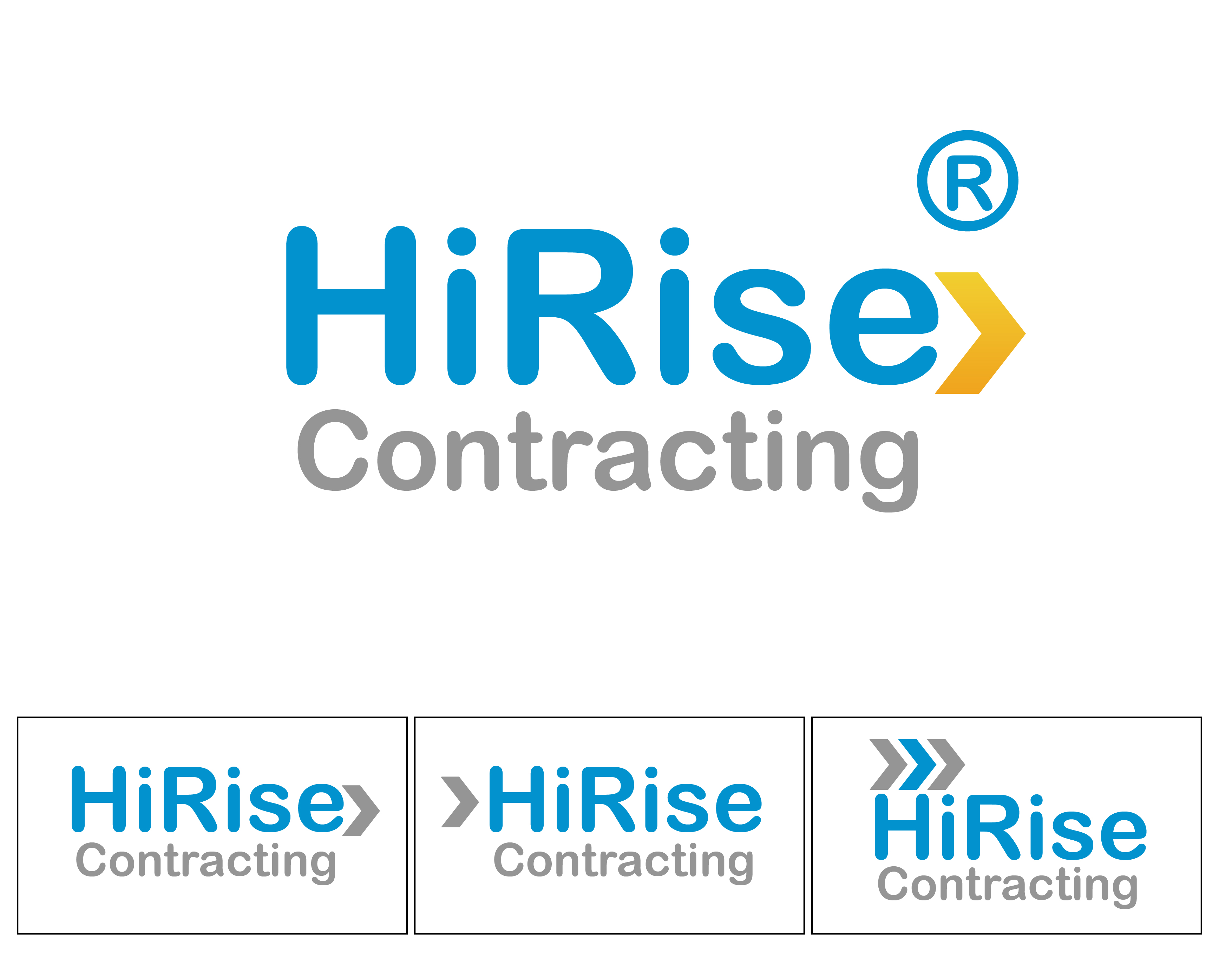 Logo Design by moayed2 for HiRise Contracting | Design #22014290