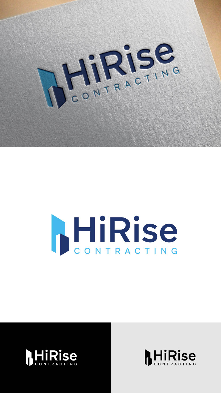 Logo Design by AnteMeridiem for HiRise Contracting | Design #22017597
