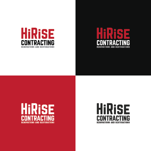 Logo Design by Ovaz.Syd for HiRise Contracting | Design #22027966