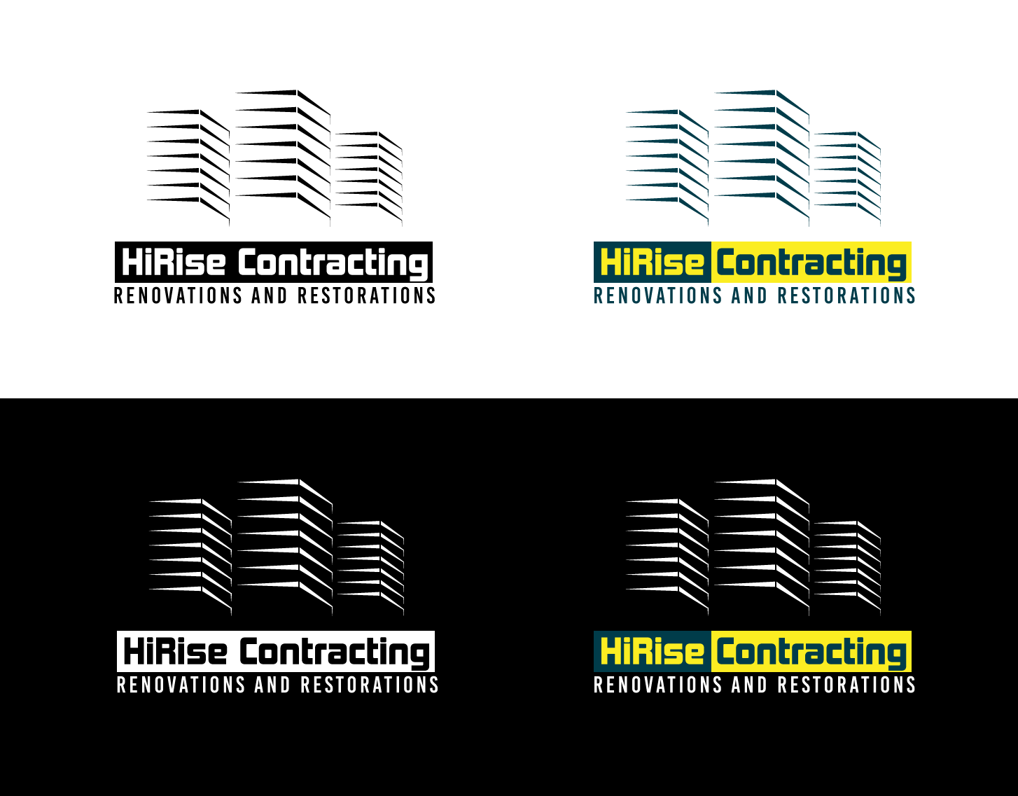Logo Design by IHefney for HiRise Contracting | Design #22018667