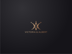 VICTORIA & ALBERT  | Logo Design by Atvento Graphics