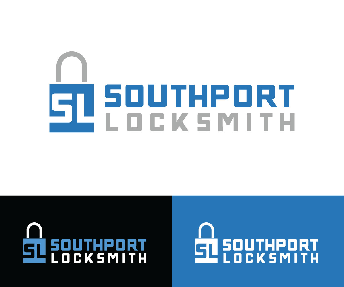 Serious, Modern, Locksmith Logo Design for Southport Locksmith by