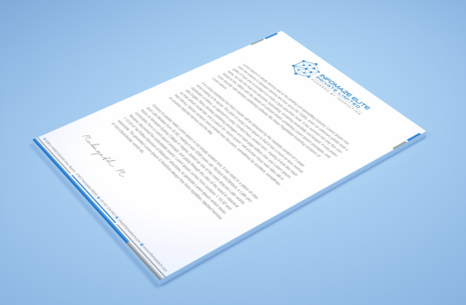 Stationery Design by Petter Goms for this project | Design #22018784