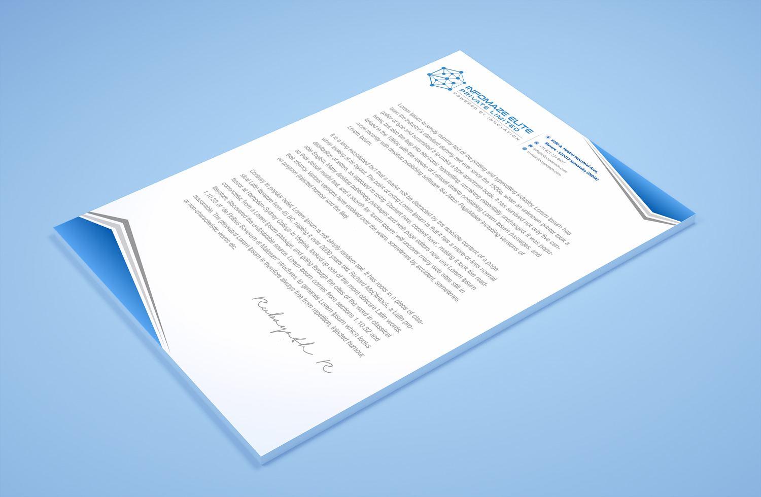 Stationery Design by Petter Goms for this project | Design #22018917