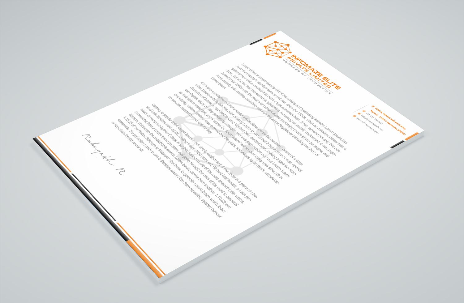 Stationery Design by Petter Goms for this project | Design #22020716