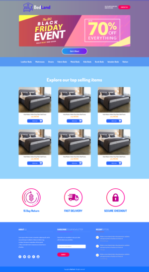 Web Design by Namees Design for Giomani Designs LTD | Design #22018711