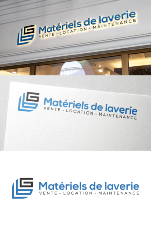 LBG / Matériels de laverie / Vente - Location - Maintenance | Logo Design by untung bertubi-tubi