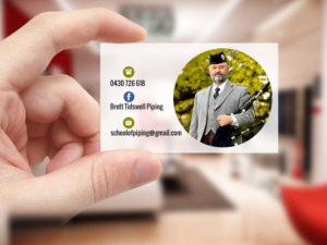 Design de Carte de Visite par Creations Box 2015 pour Brett Tidswell Piping | Design : #22020242