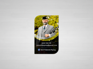 Design de Carte de Visite par Creations Box 2015 pour Brett Tidswell Piping | Design : #22021113