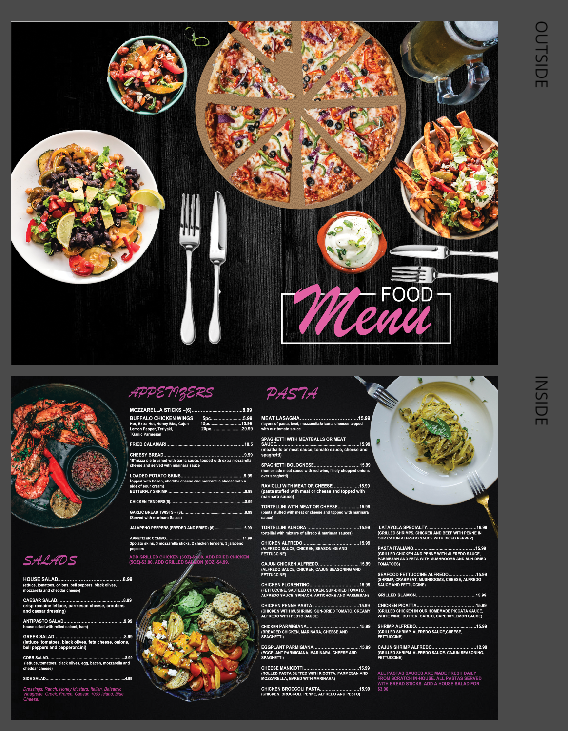 Menu Design by AnneWanjiku for this project | Design #22110091