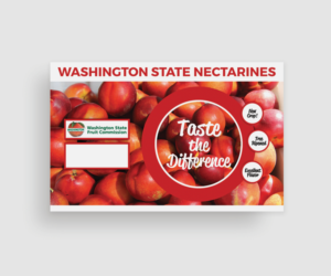 Nectarine Point of Sale Cards for Grocery Retail Markets | Flyer Design by JK18