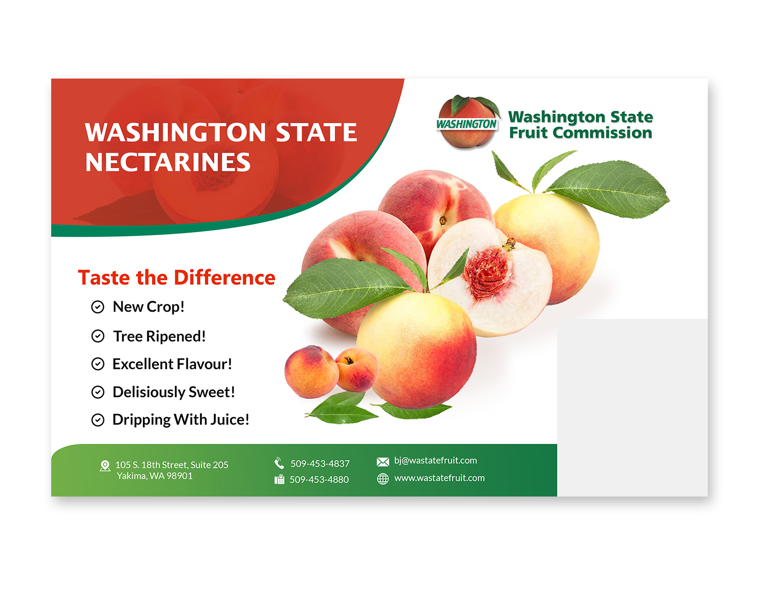 Flyer Design by debdesign for Washington State Fruit Commission | Design #22022855
