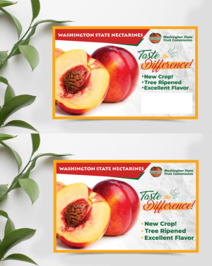 Nectarine Point of Sale Cards for Grocery Retail Markets | Flyer Design by Aurora:)