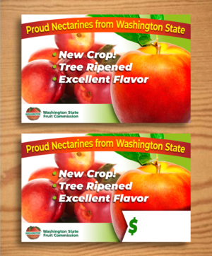 Nectarine Point of Sale Cards for Grocery Retail Markets | Flyer Design by Al Pech