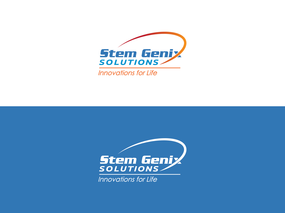Logo Design by Slant Line Media for Stem Genix Solutuons, LLC. | Design #22060061
