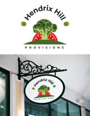 Hendrix Hill Provisions | Logo Design by Al Pech