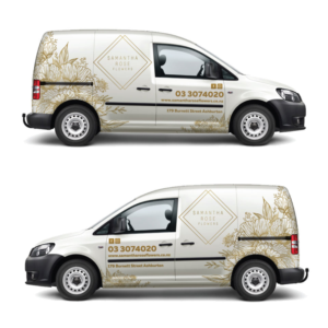 Car Wrap Design by Yoga Tri for SAMANTHA ROSE FLOWERS | Design: #22029702