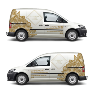 Car Wrap Design by Yoga Tri for SAMANTHA ROSE FLOWERS | Design: #22029737