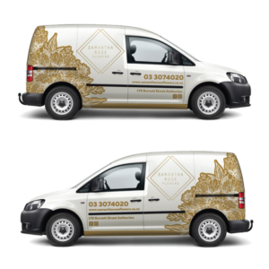 Car Wrap Design by Yoga Tri for SAMANTHA ROSE FLOWERS | Design: #22029759