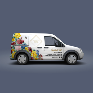 Car Wrap Design by el_shekoo7 for SAMANTHA ROSE FLOWERS | Design: #22030466