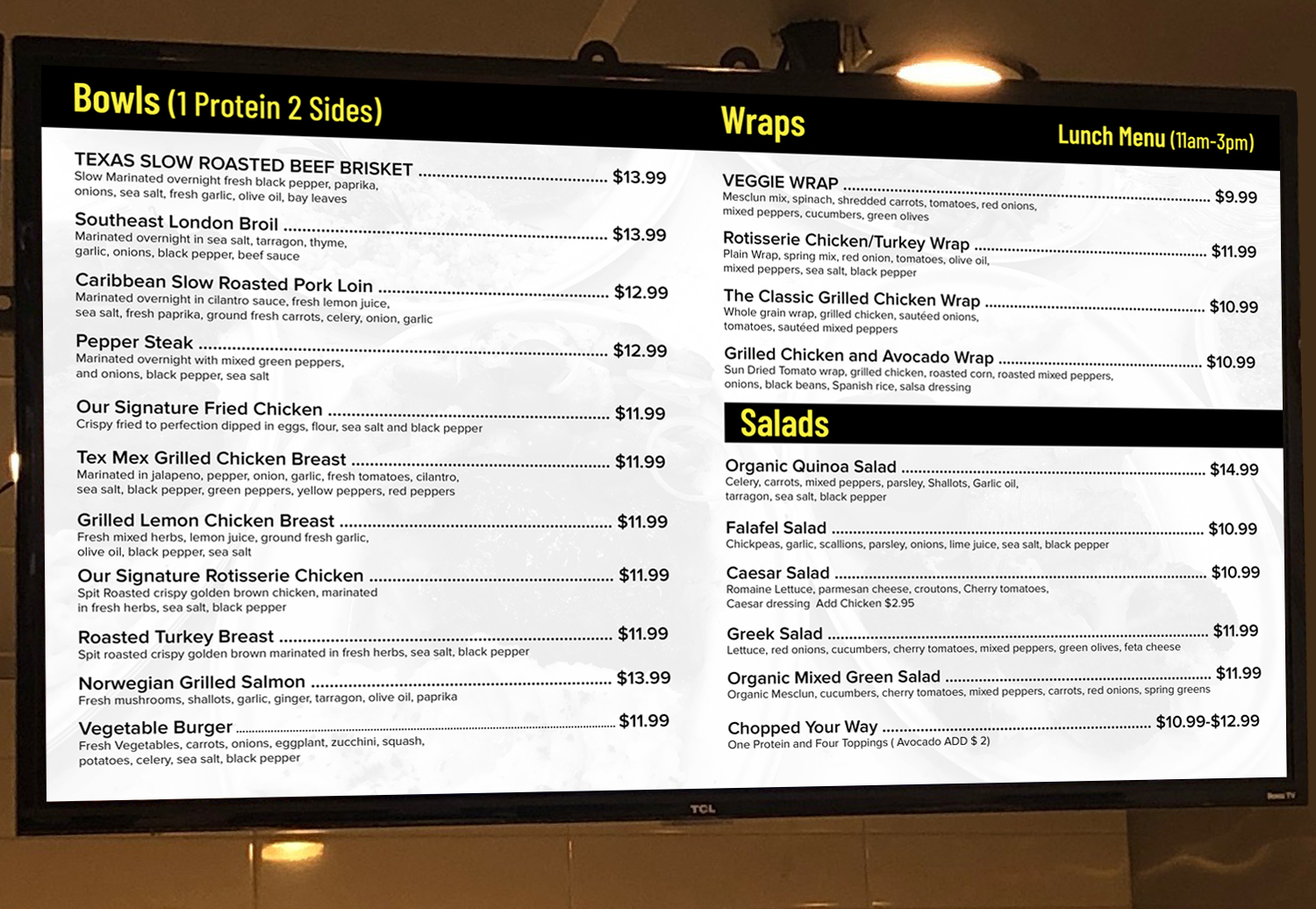 Menu Design by SAI DESIGNS for this project | Design #22099913