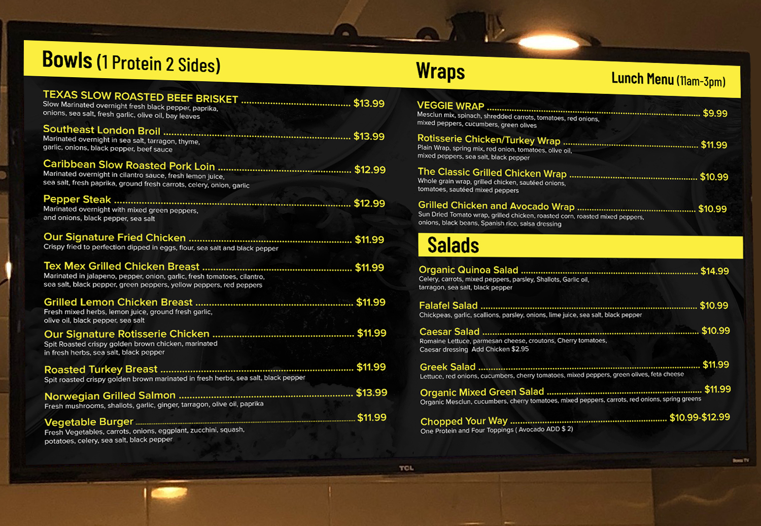 Menu Design by SAI DESIGNS for this project | Design #22099914