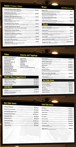 Menu Design by SAI DESIGNS for this project | Design: #22110024