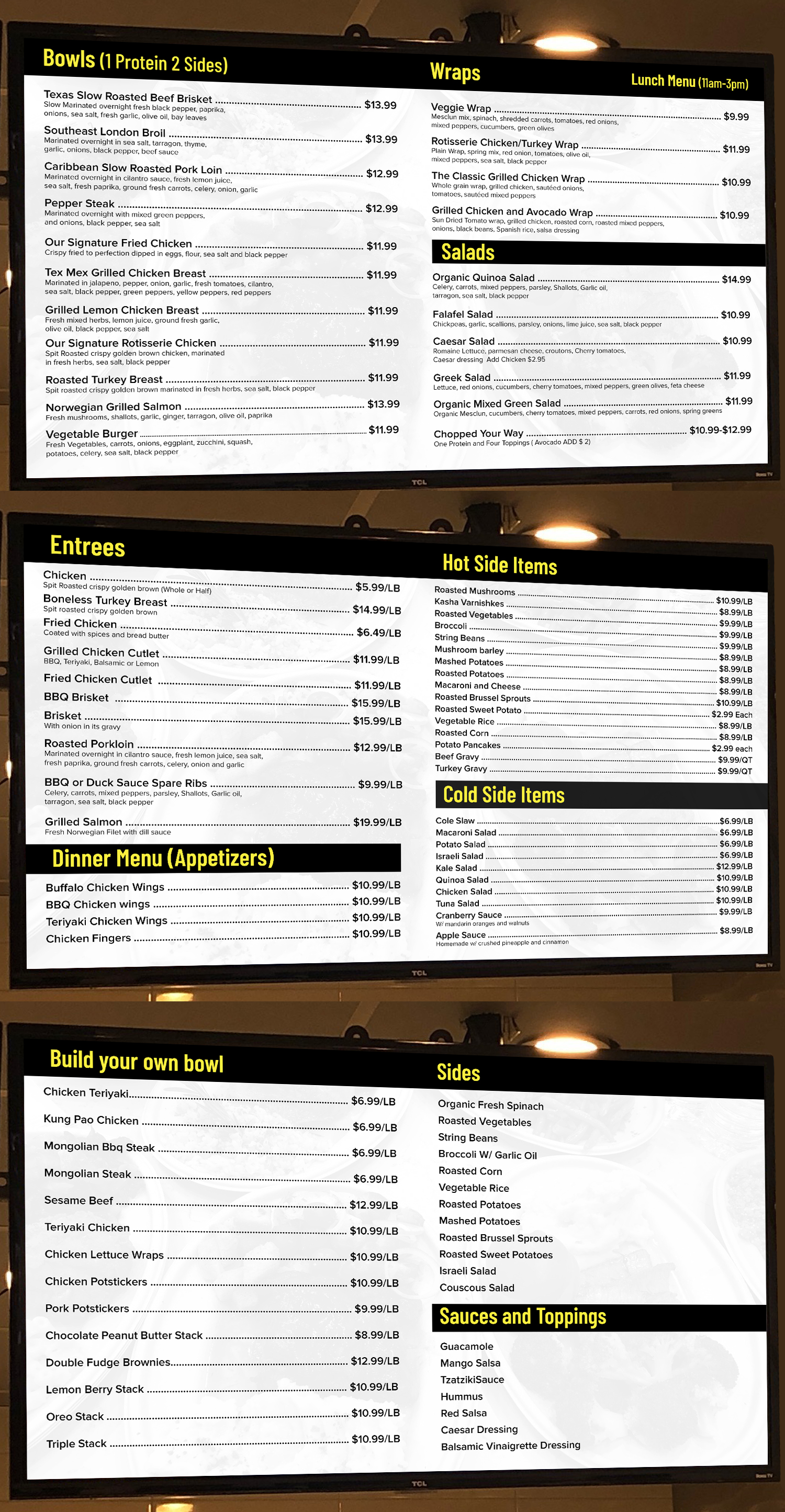 Menu Design by SAI DESIGNS for this project | Design: #22116256