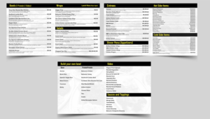 Menu Design by SAI DESIGNS for this project | Design: #22151391