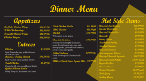 Menu Design by xKay for this project | Design: #22138571